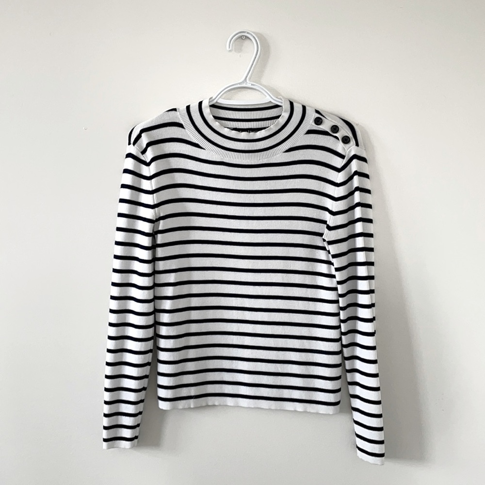 White House Black Market Striped Sweater